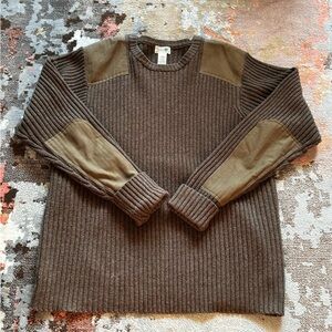 Olive LL Bean Commando Sweater